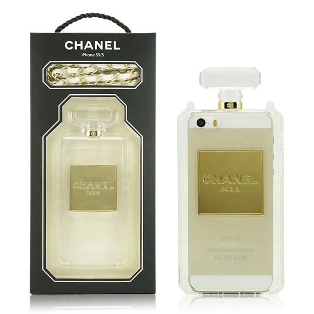 Chanel Perfume Bottle Clear Case For Iphone 5 5s 5c
